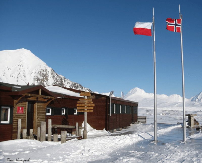 research station on Svalbard